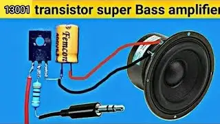 13001 transistors amplifier speaker kaise banaen, how to make amplifier in Hindi