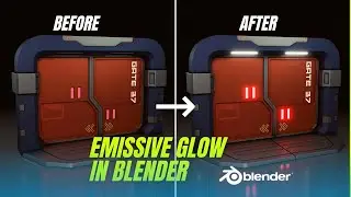 EMISSIVE GLOW using Blender Cycles | Blender Rendering Tutorial