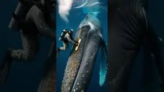 Barnacle-Covered Whale Gets Help From Brave Diver @rescuecrews