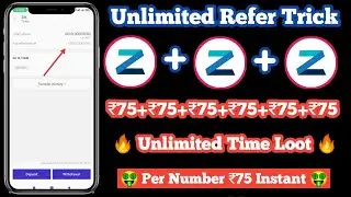 ZikTalk {Unlimited Refer Trick} ₹70+₹70 Instant Trick 🔥 Unlimited Time 🤑 Unlimited Withdraw 🔥 Live