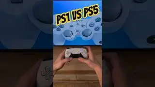 PS1 vs PS5 controller Playstation 💥🎮 #playstation #satisfying