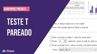 GraphPad Prism | Como fazer um Teste T Pareado?