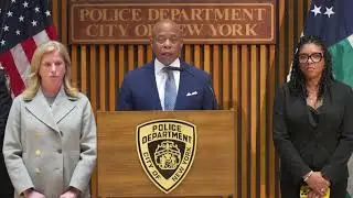 Mayor Adams and Police Commissioner Jessica S. Tisch provided a public-safety related announcement