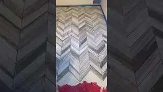 Bathroom Floor Tile Installation (Mosaic Marbel Sheets) #diy #tutorial #tile #marble #construction