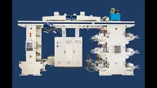 Gearless Flexo Printing Machine Stack Type ( Flexon- Sonic Model)