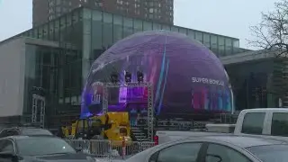 Super Bowl LIVE Kicks Off In Downtown Mpls.