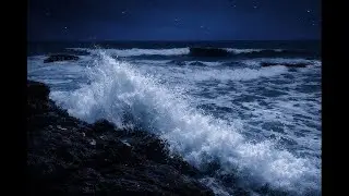 POWERFUL Night Ocean Waves 🌊 White Noise for Deep Sleep & Relaxation