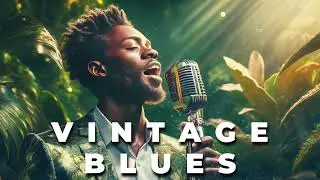 #197 Vintage Blues Music [🎙Raw Soulful Vocals ] Relaxing Night Escape l Retro Classics Style