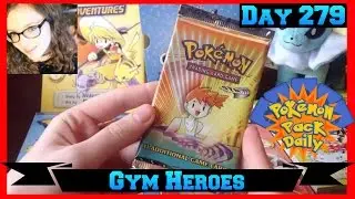 Pokemon Pack Daily Gym Heroes Booster Opening Day 279 - Featuring Escape Rope