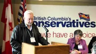 BC Conservatives Nomination Meeting, Dr. David Coupland part 1.