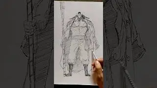 Drawing Whitebeard whole body from Onepiece #draw #anime #sketch #art #shortvideo #shorts #short