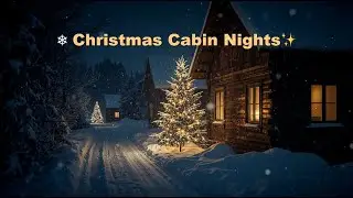 Christmas Cabin Nights ❄️ Cozy Winter Chill Beats