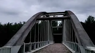 Savukosken museosilta, Ahvenkosken linnoitus ja 1918 sodan p&auml;&auml;ttymisen muistomerkki samassa.