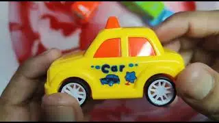 Mini Car Emergency Dispatch of Ambulance Police Car Tractor JCB  for Test Drive on a Mini Slepe Run!