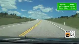 The Cowboy Trail, Alberta Highway 22