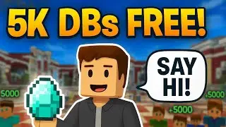 Я подарил КАЖДОМУ игроку 5 тысяч алмазных блоков! 💎