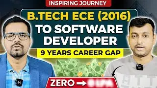 Job After 9 Year Gap : B.tech 2016 (ECE) to Software Developer | Student Review | JTC INDIA