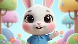Cute Bunny 🐰 | Sweet & Fun Kids Story#cartoon #youtubevideo #funnyanimals #junglecartoon