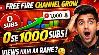 How to grow free fire channel 0 Se 1000 Subscriber In 7 Days!? #FreeFire #shorts #video #viral #game