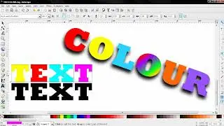 Multi-coloured Text - Inkscape Tutorial For Beginners