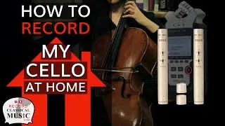 How to record my cello at home: Zoom H4n Pro: RODE NT55 OMNI PAIR ONLY recordclassicalmusic.com