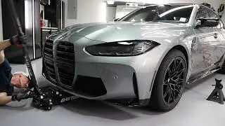2022 G80 M3 Competition xDrive Ceramic Coating Series Part 9 - Preparing To Ceramic Coat The Wheels