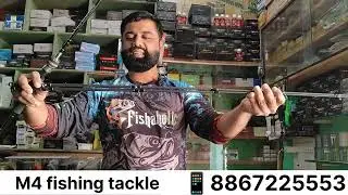 Fishaholic Deadly Hunt Baitcasting rod & hunting black rod M4 fishing tackle vijaypur karnatak 🎣🎣🎣🎣🎣