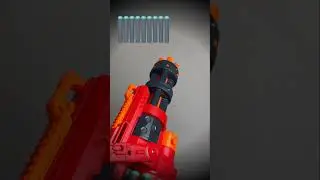 Zuru X-Shot Excel Crusher Red | Red Menacing Chaingun