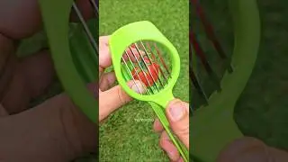 When Your Tomato Meets the Multi Slicer 🔪🍅 #CleanCut #SlicingSkills #FoodASMR