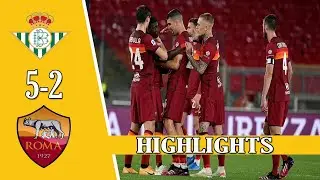 Real Betis vs AS Roma 5 2 FOUR RED CARD Highlights All Goals Club Friendly 7 08 2021
