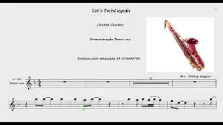 Let's twist again🎷Chubb Checker🎷 Demonstra&ccedil;&atilde;o Tenor sax🎷PMS