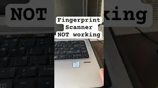 Laptop Fingerprint scanner Not Working  #computer #laptoprepair