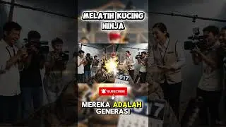 Kucing Belajar Jadi Ninja dari Bocil?! 😂 Auto Chaos!  #komedikuncir#komediindonesia #komedi #ai