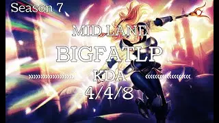 Bigfatlp - Lux vs Zed - NA - Gameplay Highlight S7