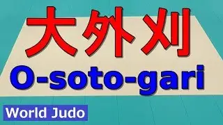 柔道 大外刈 JUDO O-soto-gari 2018