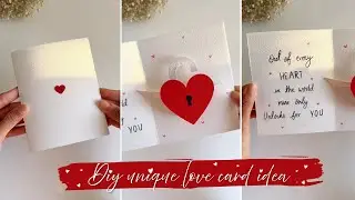 This Love Card Actually UNLOCKS ❤️ | Most Unique DIY Valentine Card Ever
