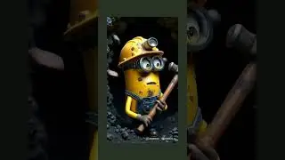 ⛏️🌑 Nas profundezas da mina, um minion cava sem parar&hellip; At&eacute; que algo inesperado acontece.