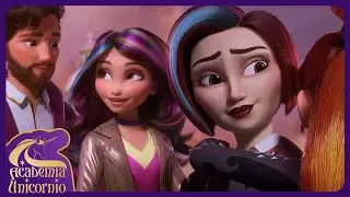 Família e amigos juntos | Academia Unicórnio | Desenhos animados para crianças