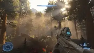 Incredibly realistic forest created in Halo Infinite Forge