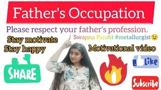 Please respect your father's profession 🙏 father's occupation is not our identification 👍🏻 #howto
