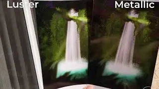 Etsy Prints Luster vs Metallic Paper
