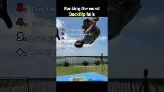 Ranking the worst backflip fails #funny #top5 #assamtezpur #top5xdaily