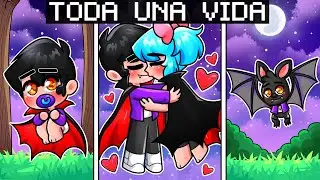 ¡PASO TODA UNA VIDA SIENDO VAMPIRO EN MINECRAFT! 😱🧛‍♀️ SRJUANCHO VAMPIRO SE BESA CON SRTACATANA