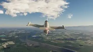 FlightGear 2020.4.0 sur Linux Mageia, Strasbourg Morane Saulnier MS760 Paris 2025 03 01 18 04 07