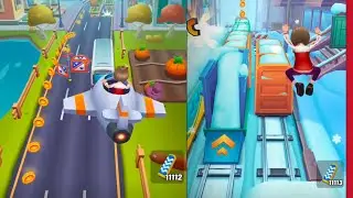 Fun Time With Subway Princess Run Game 2025: Running at PARIS HIGHWAY AND NEW YORK SUBWAY#Subway 