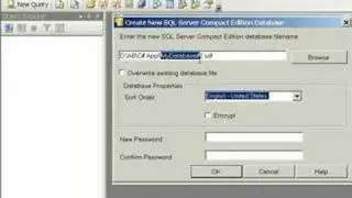 How to Create MS SQL Server CE Database