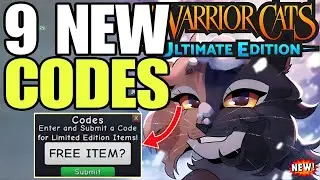 🎄EXCLUSIVE CODES🎄ROBLOX WARRIOR CATS CODES 2026 - WARRIOR CATS ULTIMATE EDITION CODES - WCUE CODE