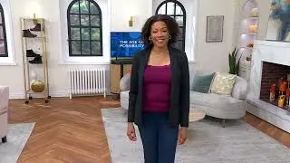 Breezies Natural Curves Lace Seamless Reversible Cami on QVC