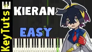 Battle! Kieran [Pokemon Scarlet and Violet] - Easy Mode [Piano Tutorial] (Synthesia)