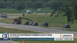 Road worker struck by vehicle, killed on Highway 151 near Columbus
